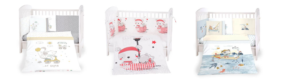 бебешки спални комплекти с обиколник