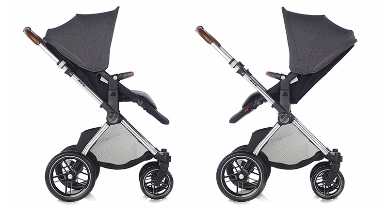 Бебешка количка Jane Kawai Cold Black