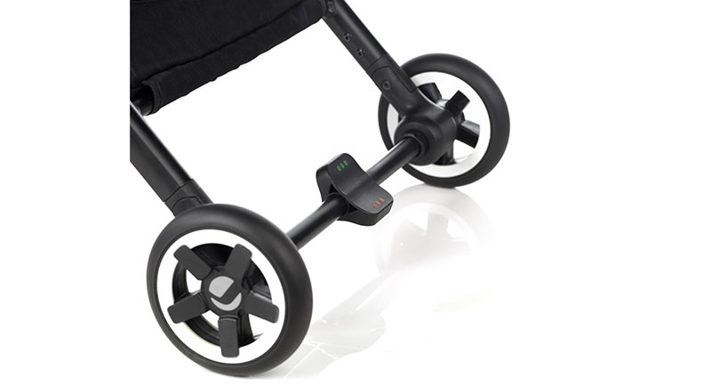 Бебешка количка Jane Rocket Pro, Cold Black