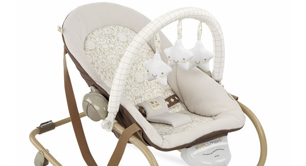 Шезлонг за бебе 2в1 Jane Glitter Nature Edition