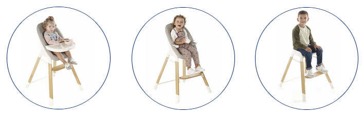 Стол за хранене 3в1 Jane Wooddy, Organics