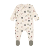 Βρεφική ολόσωμη φόρμα Lassig Cosy Color Wear με κουμπάκια, 0-6 μηνών.