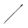 Μολύβι Faber-Castell Grip 2001 μαύρος γραφίτης + γόμα.