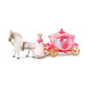 Άμαξα  Dreamy Carriage Raya Toys ροζ 2207B