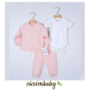 Βρεφικό σετ Ciccim Baby 3 τεμαχίων, 6-12 μηνών, 4703.
