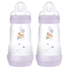 Μπιμπερό MAM Easy Start 260 ml. 2 τεμαχίων ροζ.
