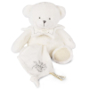 Λούτρινο Αρκουδάκι αγκαλιάς Doudou με μαντηλάκι 30 εκατοστών, DC4344.