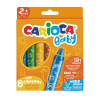 Κηρομπογιές λαδιού CARIOCA Baby, 8 χρωμάτων.