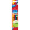 Ξυλομπογιές ακουαρέλας Faber-Castell Grip 6 χρωμάτων.