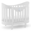 Παρκοκρέβατο Italbaby BABY CHIC Lunetta Λευκό, με στρώμα και σετ κούνιας
