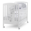 Παρκοκρέβατο Italbaby JOLIE Λευκό + διακόσμηση Grey