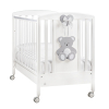 Παρκοκρέβατο Italbaby PELUCHE Λευκό + διακόσμηση GREY