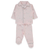 Βρεφική πιτζάμα Bebetto Organic Sleepy Sheepy, 0-6 μηνών, F1448.