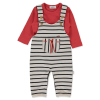Βρεφική ολόσωμη φόρμα Bebetto Mini Girl, με μπλούζα, 6-24 μηνών, Κ4579.