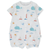 Βρεφική ολόσωμη φόρμα Bebetto TINY WHALE, Εκρού, 3-18 μηνών, K4303.