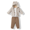 Βρεφικό σετ Bebetto Bear Friend 3 τεμαχίων, 3-36 μηνών, K3599.