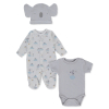 Βρεφικό σετ Bebetto Stars and koalas, 3 τεμαχίων, 0-6 μηνών, Z1031.