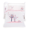 Σετ βρεφικής κρεβατοκάμαρας Kikka Boo Pink Bunny, 2 τεμαχίων, 70х140 εκατοστών.