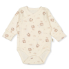 Βρεφικό κορμάκι Bebetto Organic little lamb, Εκρού, 0-3 μηνών, Τ3941.