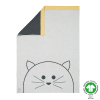 Κουβέρτα Lassig Little Chums Cat 75x100 εκ. Grey