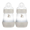 Βρεφικό μπιμπερό Mam Easy Start Anti Colic Bottle Nature, 160 ml, 2 τεμαχίων.