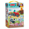 Ξύλινη κατασκευή Melissa & Doug Blockables Farm Snap And Play, 56 τεμαχίων.