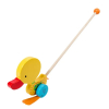 Ξύλινο παιχνίδι ώθησης Raya Toys Παπάκι.