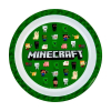 Παιδικό πιάτο φαγητού Kids Licensing Minecraft, πλαστικό, 21 εκατοστών.