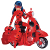 Σετ παιχνιδιού Playmates Miraculous Lady Bug Transforming Scooter με Πασχαλίτσα.