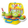 Παιδική κουζίνα σε βαλιτσάκι Raya Toys Mini Κίτρινο/μπλε