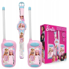 Σετ παιχνιδιού Kids Licensing Barbie, Ψηφιακό ρολόι και walkie talkie.