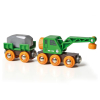 Παιδικό σετ βαγόνια τρένου Brio World Clever Crane Wagon.