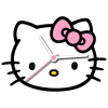 Παιδικό ρολόι τοίχου Kids Licensing Hello Kitty.