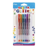 Στυλό τζελ CARIOCA Glitter, 6 χρωμάτων.