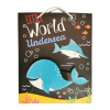 Χάρτινη σακούλα δώρου με 3D εκτύπωση Raya Toys Little World M, 32 εκατοστών.