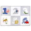 Χαλάκι παιχνιδιού Raya Toys Αριθμοί, 120 x 180 εκατοστών.