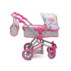 Καρότσι κούκλας Moni Pink Rose 9651B