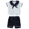 Σετ Bebetto MARINE BOY Πουκάμισο με παντελόνι 6-24μ. К2616