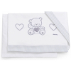 Σετ Κούνιας Italbaby JOLIE 3 τεμαχίων White/Grey