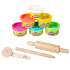 Σετ μοντελισμού Roba x Play-Doh, 6 τεμαχίων, ξύλινα εργαλεία, 3D σχήματα.