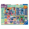 Παζλ Ravensburger Disney Stitch, 4 x 100 τεμαχίων.