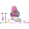 Σετ παιχνιδιού Mattel Polly Pocket Rainbow Unicorn Salon με δύο κούκλες, έναν μονόκερο για χτενίσματα και 20+ αξεσουάρ.