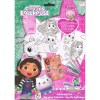 Σετ ζωγραφικής Kids Licensing Gabby's Dollhouse, με ξυλομπογιές και αυτοκόλλητα.