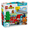 Κατασκευές LEGO DUPLO Πυροσβεστικό όχημα με μάνικα και πυροσβέστη, 10473.