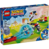 Κατασκευές LEGO Sonic the Hedgehog Σύγκρουση φωτιάς κοντά στο στρατόπεδο του Sonic 77001.