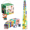 Κυβάκια για μωρά Raya Toys Fun Cognitive Πύργος μετρητών, 10 τεμαχίων.