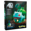 Μοντέλο συναρμολόγησης Spin Master 4D Build Pokеmon Bulbasaur, 195 τεμαχίων.