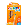 Ξυλομπογιές 3 σε 1 CARIOCA Baby, 6 χρωμάτων και ξύστρα.