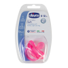 Πιπίλα CHICCO Physio Soft σιλικόνης 6-12 μηνών, 1 τεμάχιο Κορίτσι.