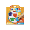 Κηρομπογιές Αρκουδάκια CARIOCA Baby Teddy, 6 χρωμάτων.